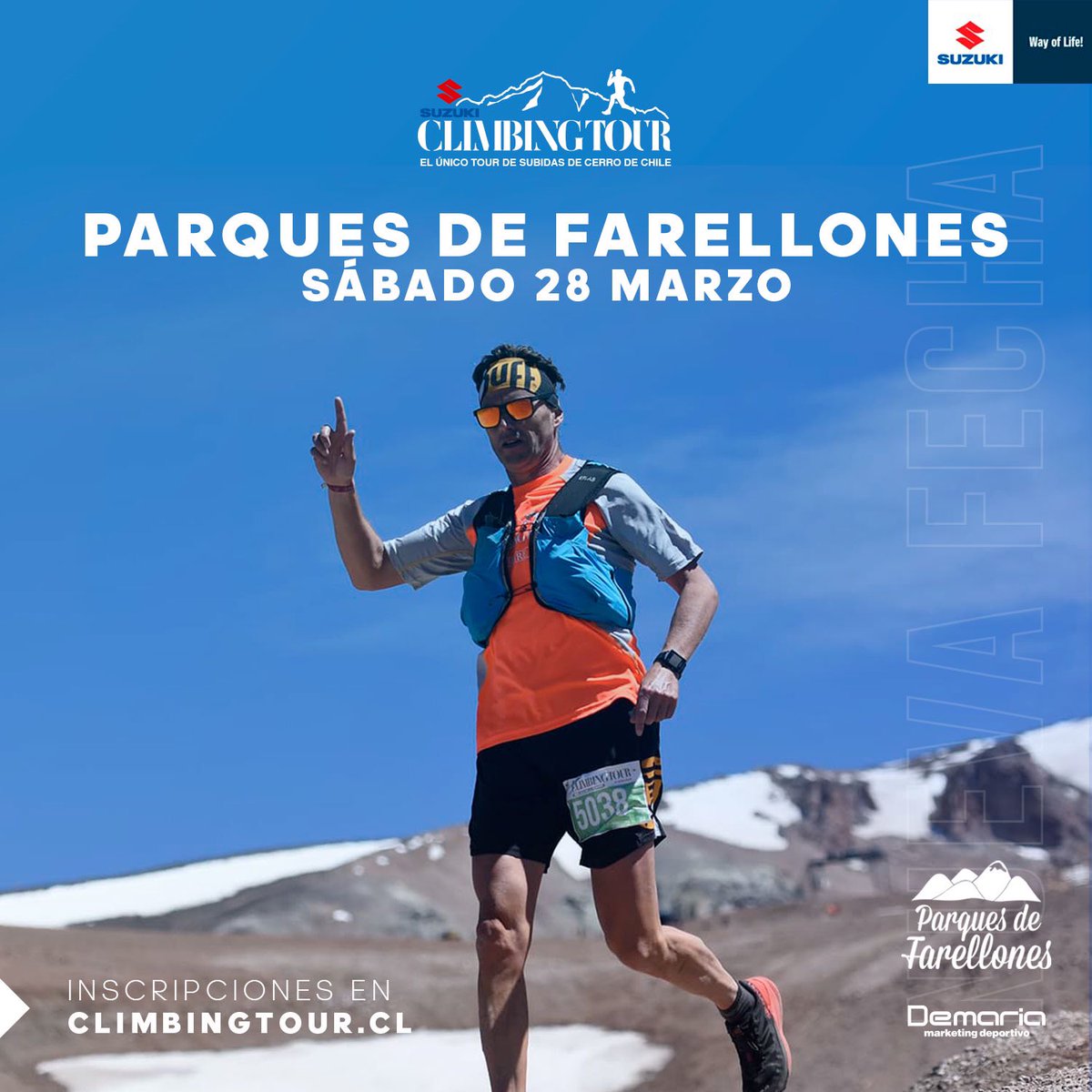 Este 28 de marzo se viene la primera fecha del @suzukiclimbingtour 2020. El único tour de subidas de cerros en Chile 🇨🇱. Tendrá las categorías de Kids, Trekking, Hiking, y Trail Running. Para más información visita: Climbingtour.cl #Outdoor #CordilleradelosAndes #Fare