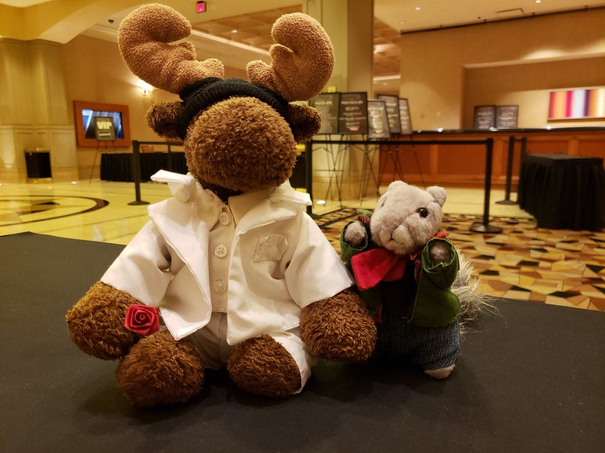 MooseSquirrel1's tweet photo. Hey y'all me and my brother Moose just wanna say to hell with the no touch rule. You want a picture with hugs and cuddles with us? Look for our handler @Kirabaros wandering around #spnvegas2020 #SPNLV #spnvegas #spnfamilylove https://t.co/jzzITgRIaJ