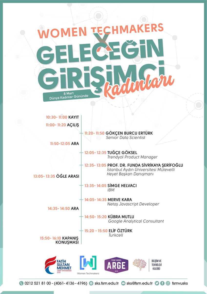 8 Mart günü hepinizi bekliyoruz 🚀 

meetup.com/tr-TR/Yeni-Nes…