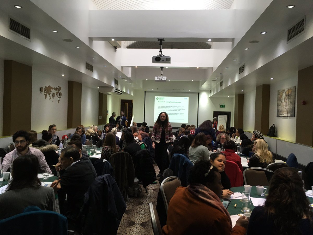 Lively discussions <a href="/NHS_SPS/">NHS Specialist Pharmacy Service</a> workshop session at the <a href="/cppeengland/">CPPE</a> insight day.