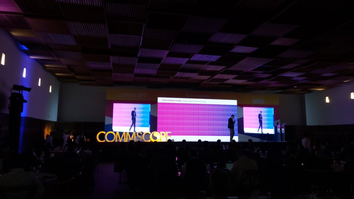 CComunimix's tweet photo. Stephen kowal presenting at #CommScopeKO2020 Mexico #bettertogether https://t.co/VWGGaJ3CPf