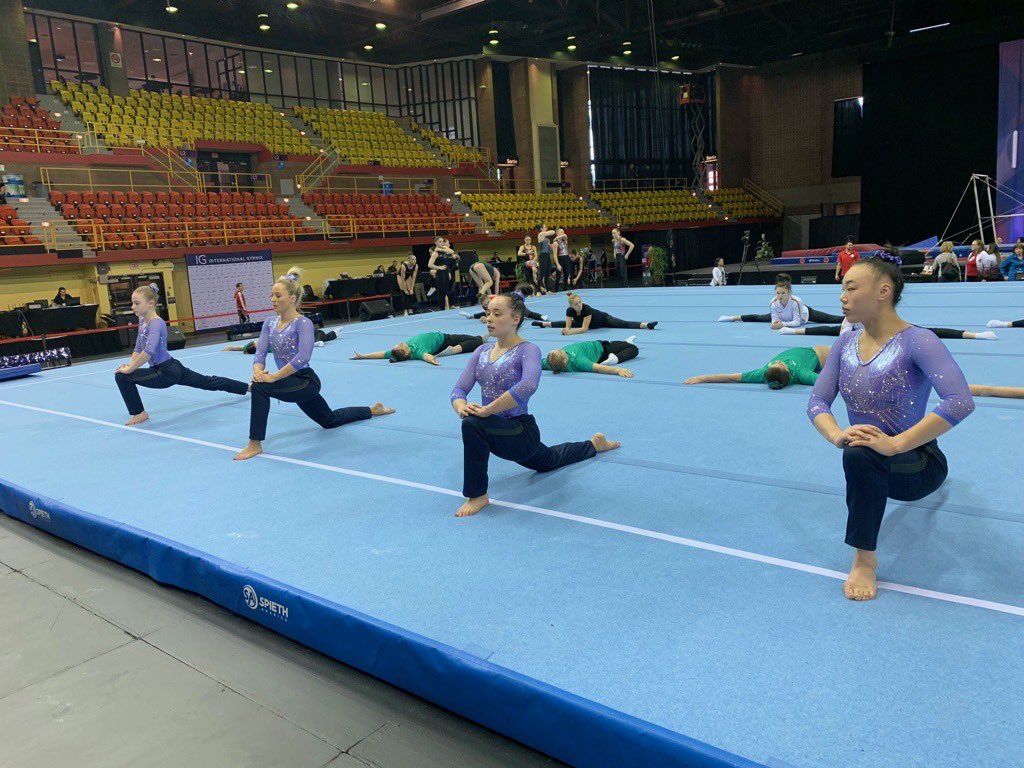 USAGym's tweet photo. Senior podium training is underway in Montreal at Gymnix International! 🇺🇸❤️ https://t.co/XRj53apqDu