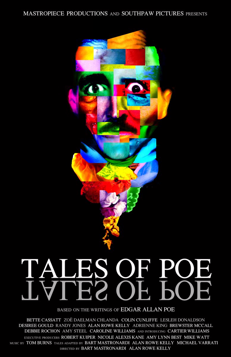 alanrowekelly's tweet photo. Courtesy of producers @mikewattHCP  &amp; @AmyLynnBest - "TALES OF POE" screens Friday evening (3/ 6) @  Horror Realm Convention/Crowne Plaza Pittsburgh South in the Carnegie Room @ 11:00pm. Come check out our anthology! https://t.co/gukB48qRqm