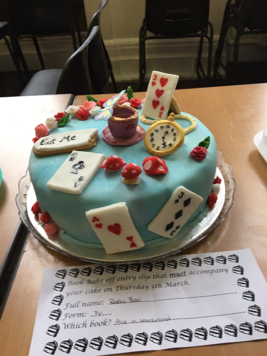 FCGS_English's tweet photo. Here are just some of the stunning Book Bake Off cakes the girls produced @FulhamCross to celebrate @WorldBookDayUK is there a winner here?@PaulHollywood @noelfielding11 #WorldBookDay https://t.co/5rAwUfYCmi