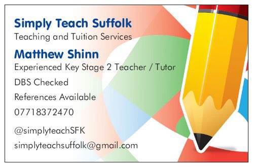 Simply Teach Suffolk (@simplyteachsfk) on Twitter photo 