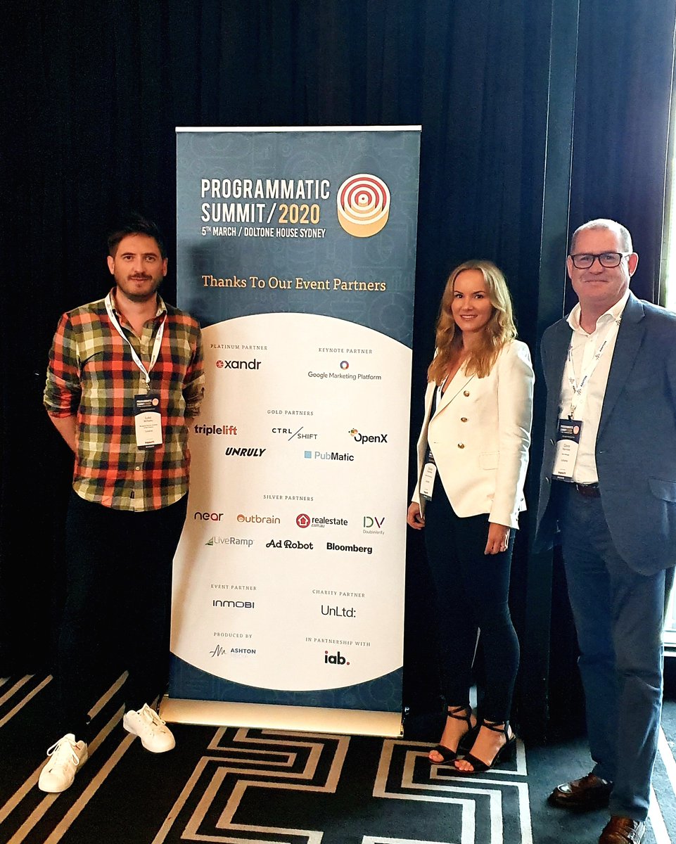 Lotame's tweet photo. From Melbourne to Sydney, thanks @AshtonMediaOZ for having us! We had a fun time talking about audience targeting with @PubMatic and @Adobe ππΌ #Programmatic20 https://t.co/BcNqoOxq5C
