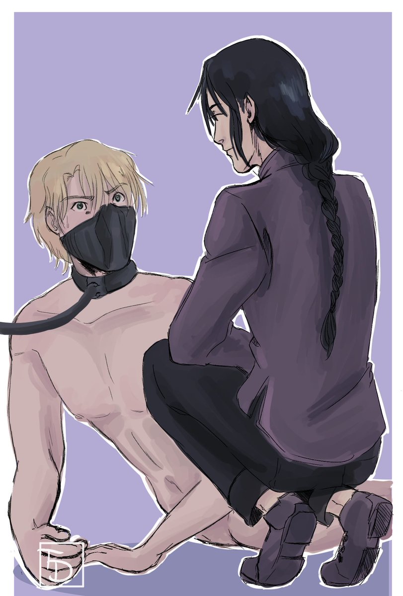 TricksterDraws's tweet photo. #BFSmutWeek - day 4: petplay -Ash/Yut Lung - joined in for the week with the lovely @FallonK6
Well more pet than play I guess. AU where things go as planned for YL's brothers and he's getting a special gift on good behaviour https://t.co/7l9bh71QrS