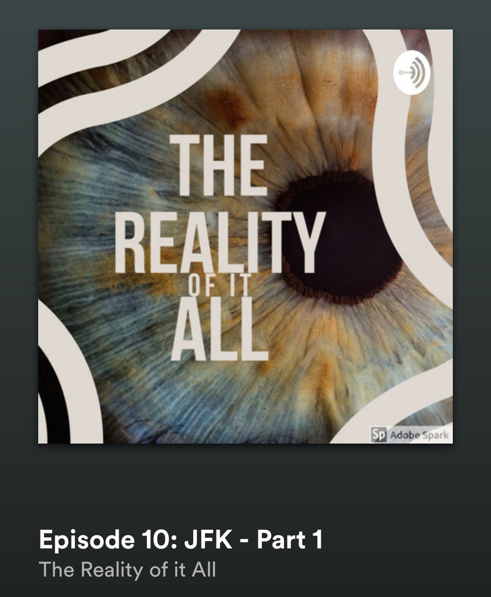 realityofallpod's tweet photo. Have you listened to our latest episode yet? If not, go check out the first part of our series on JFK! 👁️
https://t.co/WhPjorI15L
#JFK #Politics #POTUS #History #Conspiracy #ThursdayThoughts #podcast #therealityofitall https://t.co/ww37utYcqS