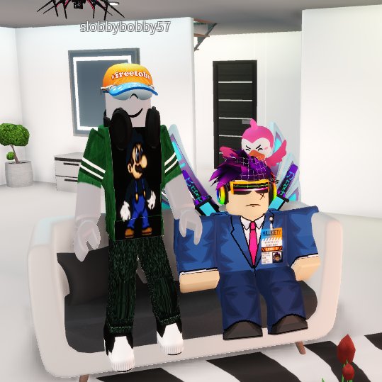On Twitter I Am Chilling With Slobbybobby57 At My Big Roux House - big roux roblox