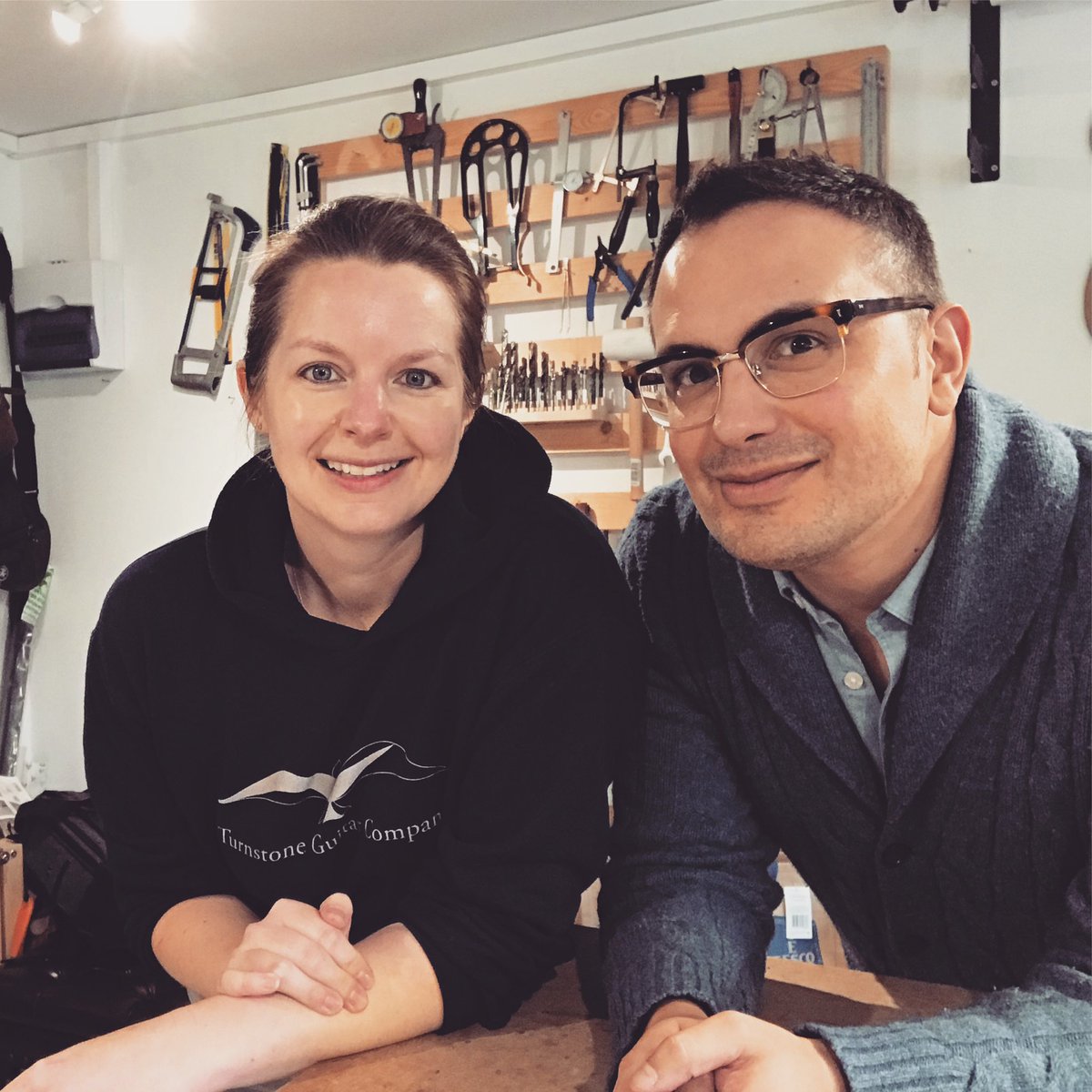 turnstoneguitar's tweet photo. As well as doing some spectacular demos on three recently finished guitars, @themichaelwatts sat down with me for a cup of tea, some customary biscuits and a good old fashioned chat. 

Our conversation is up now on Michael’s YouTube channel here:

https://t.co/b0DvX2ZVXu https://t.co/0k3H2k08vU