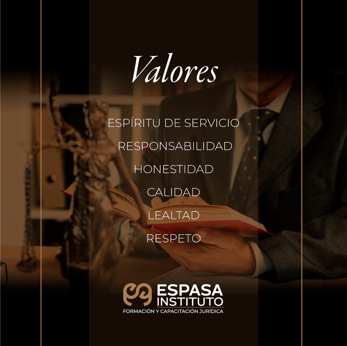 espasainstituto's tweet photo. •Es bien sabido que los valores de una empresa son principios éticos y profesionales que orientan el actuar  de quienes colaboran dentro de la empresa y estos a su vez van ligados a los objetivos comunes, además de ser la máxima expresión de la misión y visión empresarial. https://t.co/fhtaWuEkfD