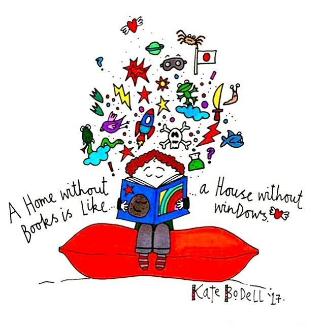KateBodell's tweet photo. An oldie but goodie: #tbt to when I was #queenofthesharpies and I used to painstakingly colour with pen. Heaven forbid I made a mistake! Here’s to World Book Day, the joyous celebration of books and reading, even when you a parent or teacher or both … https://t.co/cbBmrK4UF9 https://t.co/1pQnfbgYzv