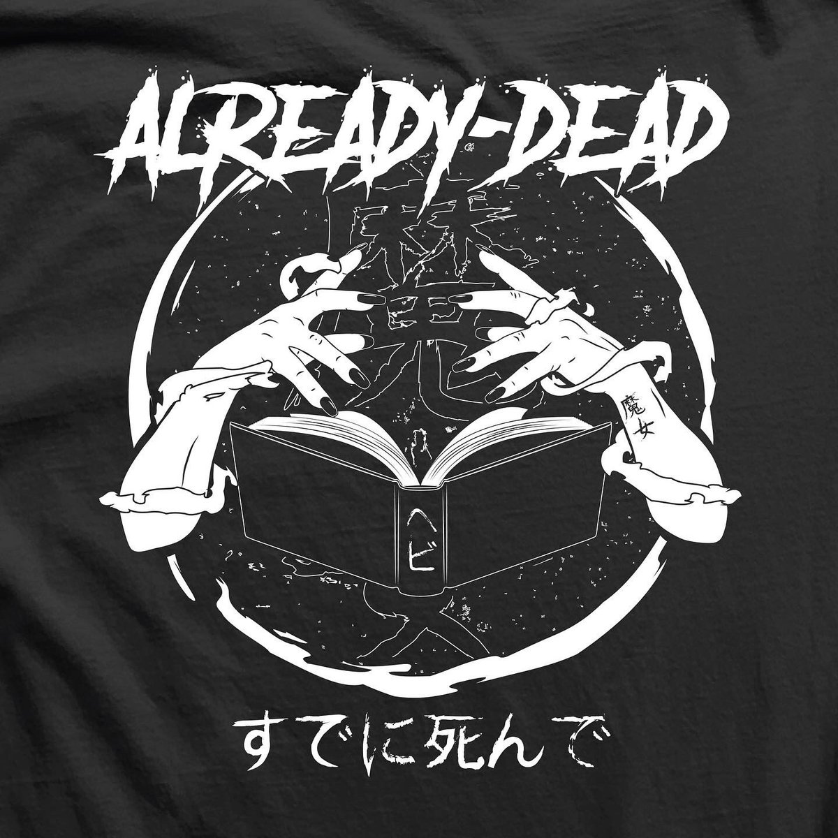 New shirt up at Etsy.com/shop/AlreadyDe… ☠️ also check out the other stuff there and be sure to follow the IG and FB  @alreadydeadus