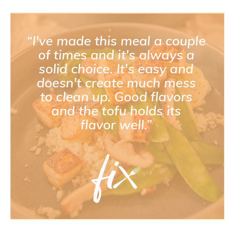 eat_fix's tweet photo. When we see flavorful, easy to make and not much mess to clean up, it makes us smile. Thanks for the βοΈβοΈβοΈβοΈβοΈ review on the Stir-Fried Tofu Bowls with Cauliflower Rice & Vegetables, Shelby! #EatFIX
Order now: https://t.co/nL3T5oNadx https://t.co/yqlAgj5yon