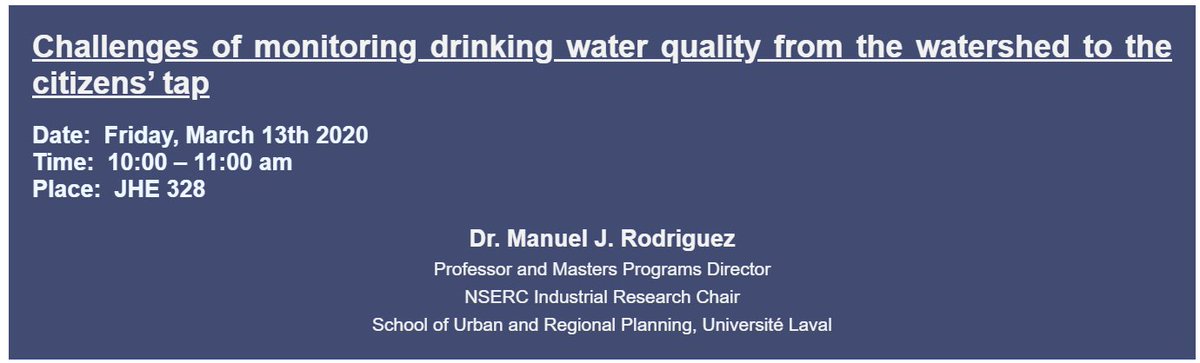 MacEMSD's tweet image. Cool seminar next week Friday! Contact @MacWaterNetSC for more details! 🚰🌊🚰