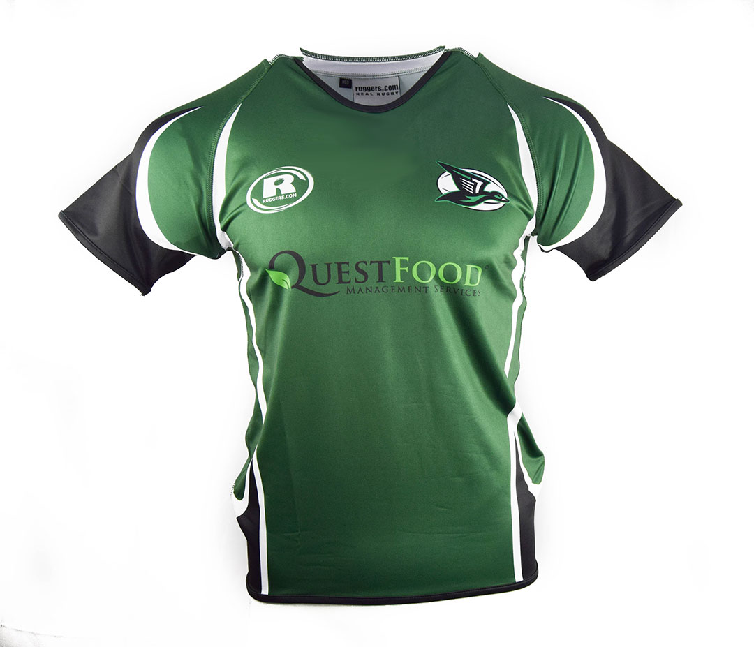 Gorgeous in green!  Match jerseys ready in time for the spring season - no extra charge for art or sponsor logos on sublimated designs.