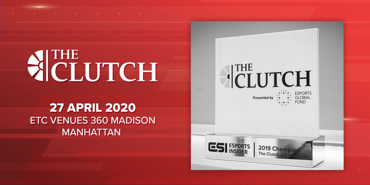 esportsinsider's tweet photo. The deadline for applications to The Clutch USA has been extended! Start-ups looking for mentorship and investment in the #esports space, look no further!
The Clutch USA takes place as part of #ESINYC on April 27th.
https://t.co/bLpiFnA87q https://t.co/be9L5ahX75