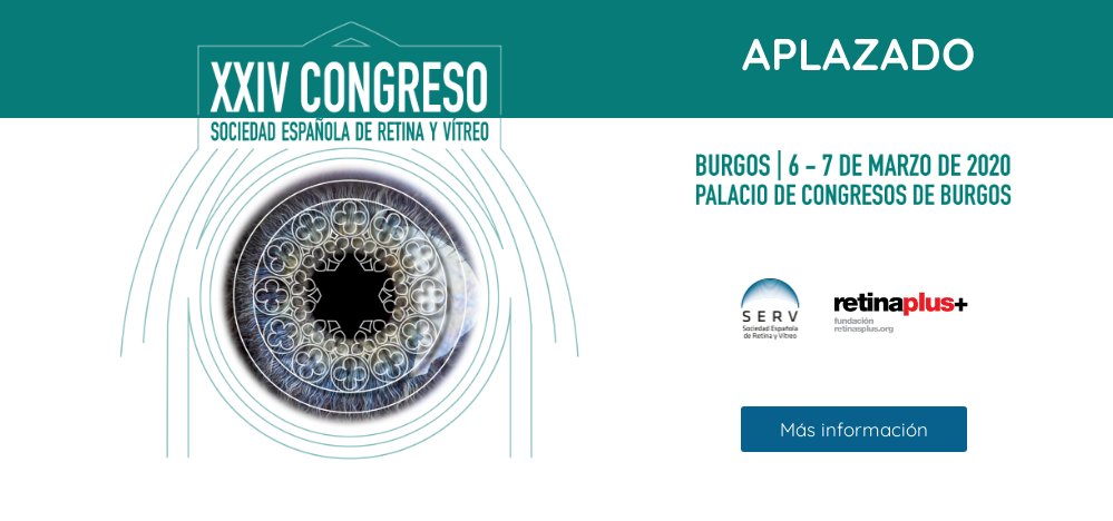 vissumESP's tweet photo. Aplazado el congreso de @RetinaSERV en Burgos por el coronavirus https://t.co/rbExtF1Skp https://t.co/bz4NRftbei