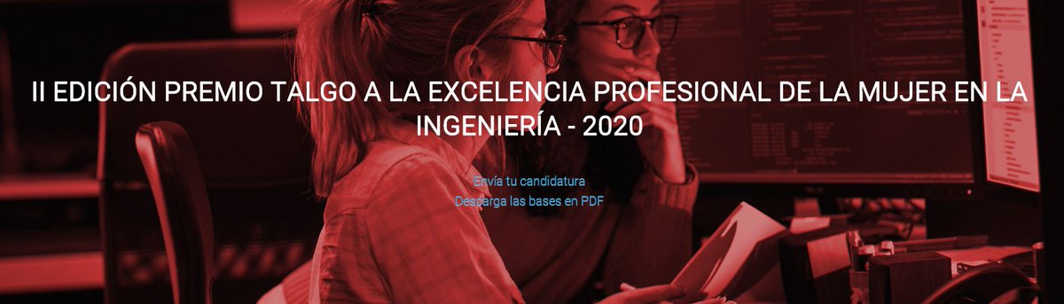 La_UPM's tweet photo. ¿Aún no has participado? Hasta el 31 de marzo está abierto el plazo para enviar tu candidatura a los Premios Talgo a la Excelencia Profesional de la Mujer en la Ingeniería. #somosUPM #nosoloingenieria https://t.co/OD43MMSKf1 https://t.co/QJo6goArn8