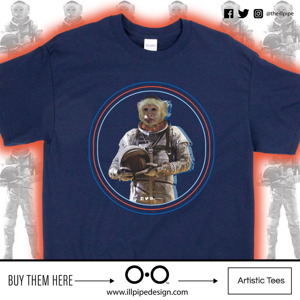 circle3design's tweet photo. Why don't you have this t-shirt yet? IT COMES IN SO MANY COLORS! #tshirt #weirdtshirt #funtshirt #monkeytshirt #monkeyastronaut #spacemonkey @GalleryMC @theillpipe #tshirt #buyithere #cheaptshirt #crazytshirt #trippyshirt 
https://t.co/ZkjeTZFqFP https://t.co/CJYikhWqgx