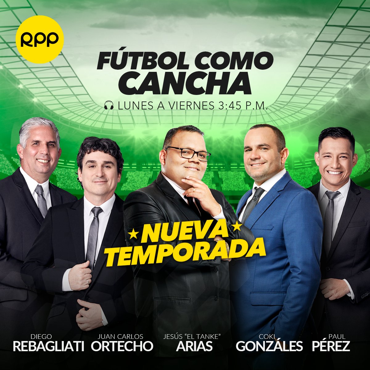 FutComoCancha's tweet photo. ⚽️🎙️ EN VIVO #FútbolComoCancha! 
@diegoreba, @CokigonzalesO, @jcortecho y @eltankearias 

[ESCUCHA AQUÍ] 👇
📱#RPPplayer  https://t.co/Qlm8W3brc7 
📻89.7 FM y 730 AM https://t.co/eIP0kXMrD7