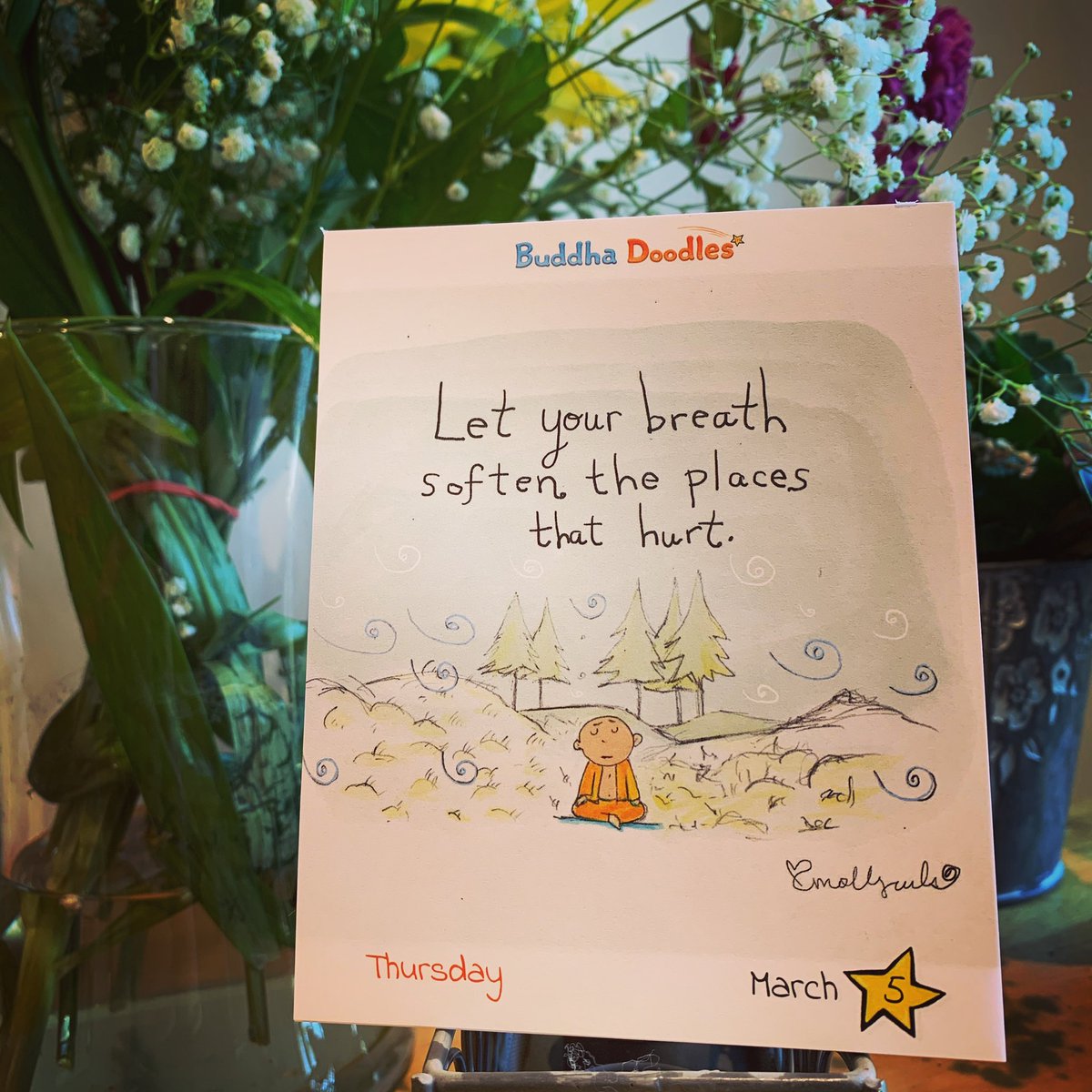 TamaraLevitt's tweet photo. Sending love to all those who need it today. There is a lot going on in the world. Deep breaths. 💜 https://t.co/Qely3xUnio