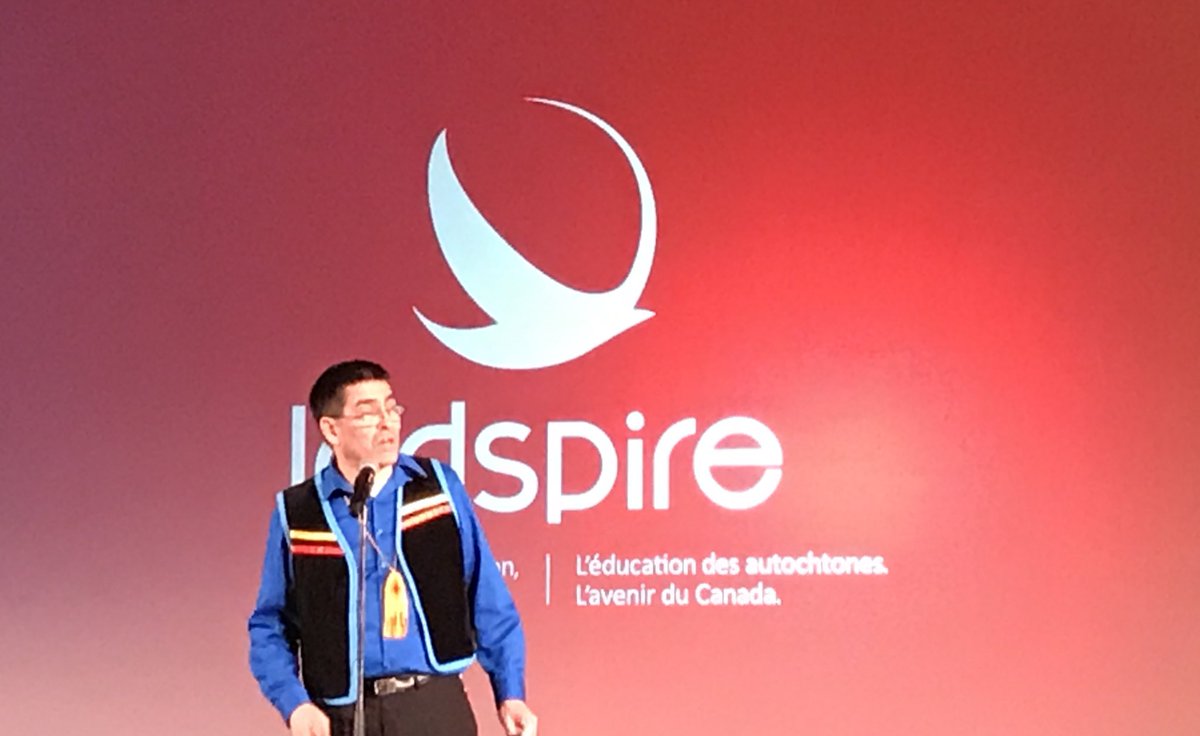Elder Fred McGregor <a href="/Indspire/">Indspire</a> tells Indigenous Youth “ Ask for Help, stand proud!”