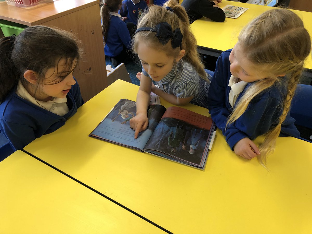 P1a &amp; P3b enjoyed some shared reading time today for World Book Day 📚