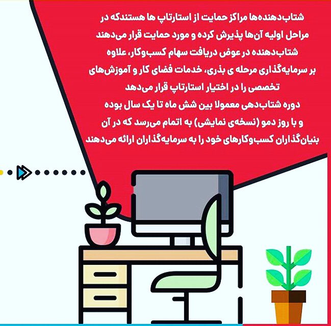 Geoparker8's tweet photo. Accelerators are startup support centers that accept and support them at an early stage. #geopark #arasgeopark #tabasgeopark #qeshmgeopark #startup #accelerator @APGN_info @ArasGeopark @QeshmGeopark @KulaSalihliGp https://t.co/kliqWkFGxC