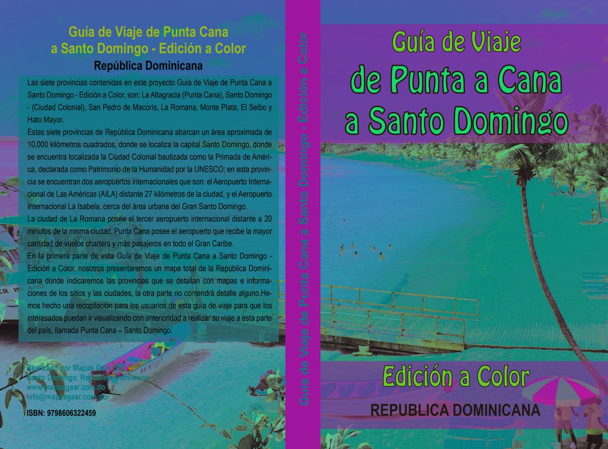 mapasgaar's tweet photo. Guia de Viaje de Punta Cana a Santo Domingo - Edición a Color
https://t.co/b1AqcqnoBN https://t.co/fabLhebadJ