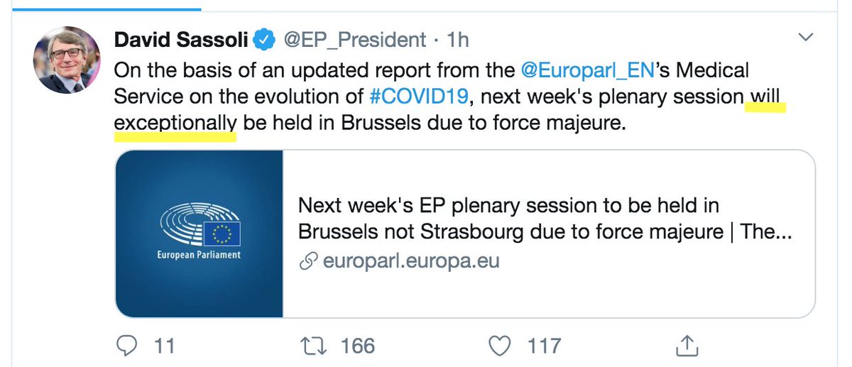 MayfairTrans's tweet image. David Sassoli, the President of the European Parliament, could do with getting a translator of merit in his office.