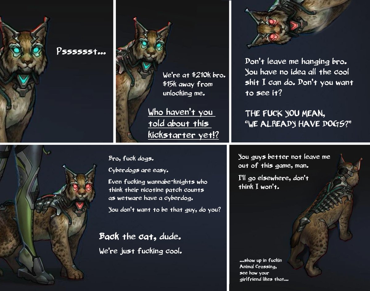 JayNBoston's tweet photo. Cyberpunk fans, only hours left to back @TreseBrothers' Cyber Knights RPG: https://t.co/hwcRhAUTIi Get a story-rich, tactical squad combat game at a steal of a price *and* help make it happen. Spread the word! Next stretch goal is in sight! #BackTheCat #Cyberpunk https://t.co/DRJYuzK1rP