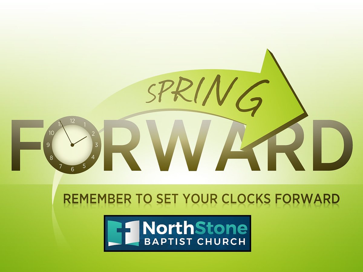 thrive_PFEBC's tweet photo. Set your clocks ahead Saturday night. https://t.co/nDJp3zcT63