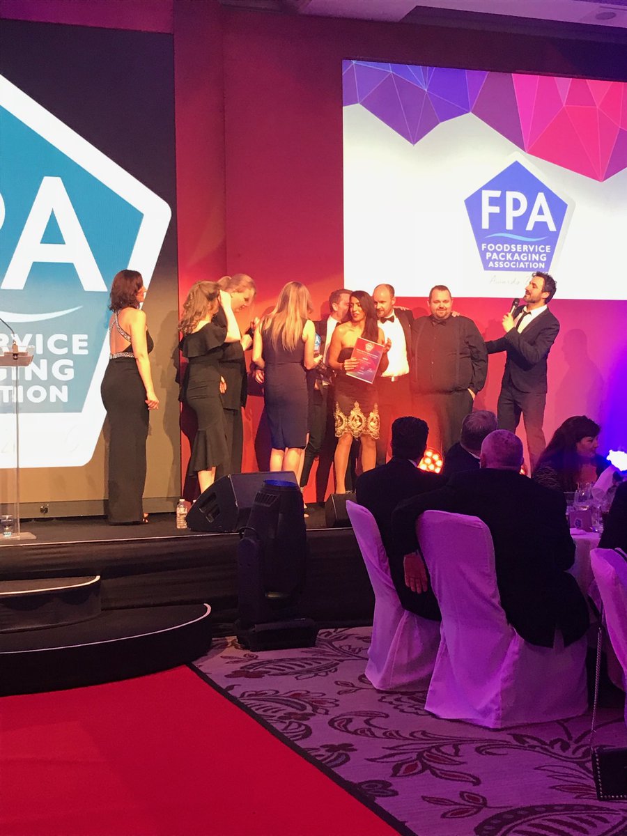 UK_FPA's tweet photo. And our third award the design &amp; marketing team award sponsored by #Faerch goes to ⁦@kpGroup_⁩ https://t.co/pJTDjRrWxr
