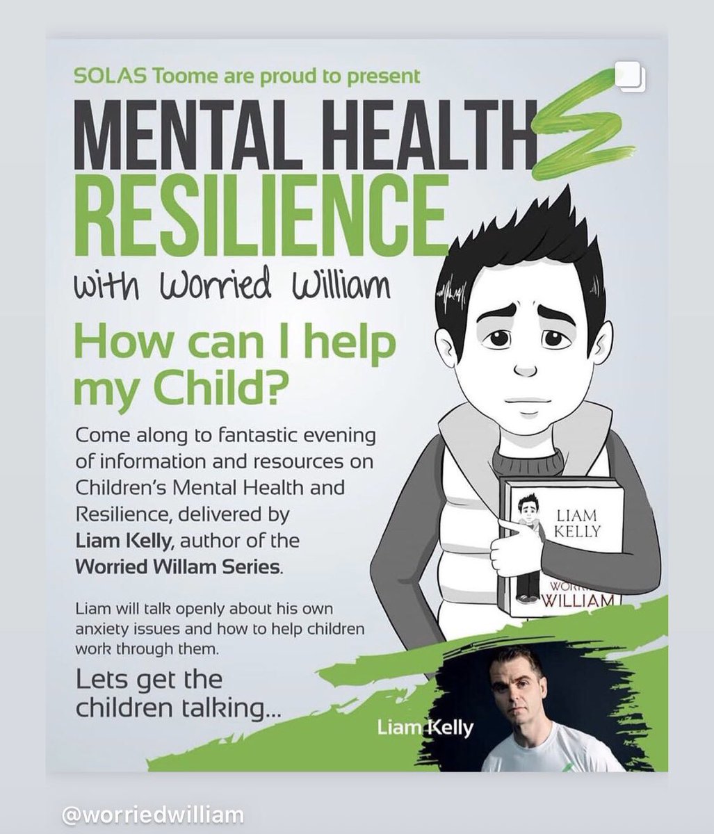 ATTENTION
Apologies everyone.Worried William event has to be postponed due to corona virus&amp;restriction on Liam travelling.This Event to be rescheduled however any one who has already purchased tickets may receive a refund from Anita Gribbin chemist.Sorry for any inconvenience.
