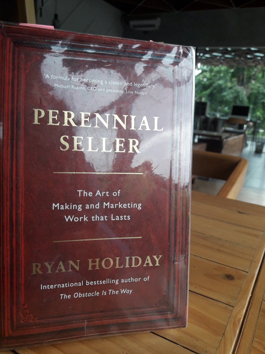  #March2020  #BookReview14. Perennial Seller by Ryan HolidayThis a good marketing book for everyone who is using creativity and innovation as their work or project. Some ideas are uniq, telling about piracy etc and the pros/cons of the impact.