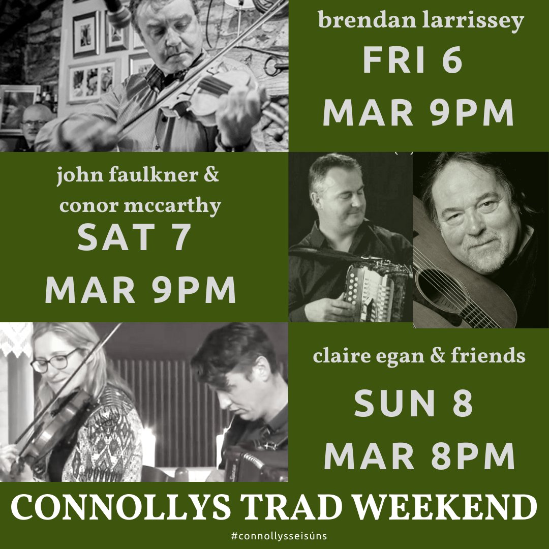 This weekends music in Connollys Kinvara. Come and join us for some great traditional music #connollysseisuns #irishmusic #instaireland #wildatlanticway #failteireland #kinvaraproud