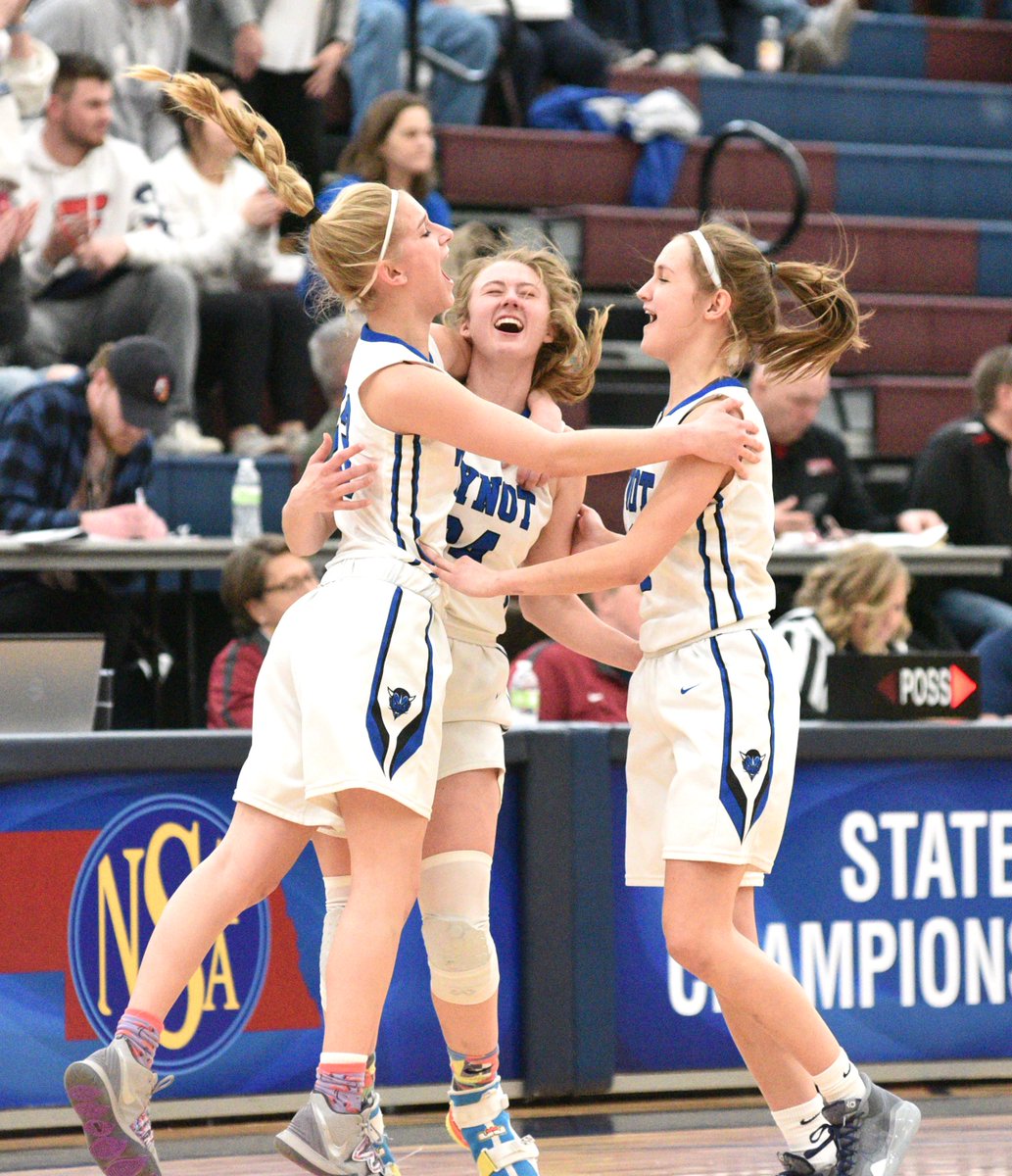 jhoeck's tweet photo. It's remarkable what Wynot does in Lincoln year after year

In each of their last 10 state tournament appearances, the Blue Devils have advanced to the championship game. Wynot beat Lawrence-Nelson 48-39 in today's Class D2 first round https://t.co/T1jqNfF6dJ