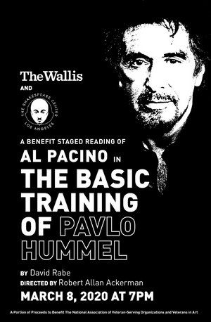 “ #AlPacino will participate in a benefit staged reading of... playwright #DavidRabe's 'The Basic Training of Pavlo Hummer,' at the Wallis Annenberg Center for the Perf. Arts, in collaboration with The Shakespeare Center of L.A., on March-8.” #theatre buff.ly/2TMjr1o