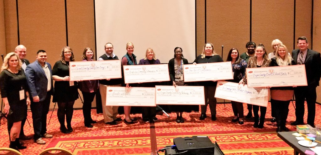 Wonderful presentations and innovative ideas at the Rural Health Innovation Challenge during the Annual CHIO Meeting held in conjunction with the Oklahoma Rural Health Conference. Congrats to the winners who received $500-$1,000!  #powerofrural #iheartokruralhealth