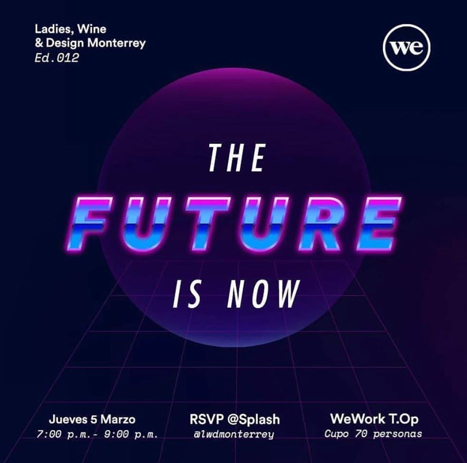 playfulmx's tweet photo. Nuestra Chief Limit Breaker @asanchez_c participara en la 12ª edición en Monterrey de "Ladies Wine & Design"👄
Tema: The Future is Now
Fecha: 5 de marzo del 2020
Ubicación: WeWork Torres Obispado (T.Op)
Hora: 7:00 p.m - 9:00 p.m
Cupo máx: 60 personas
#lwdmty #PlayingTheLimits https://t.co/Sw1ERvtDVz