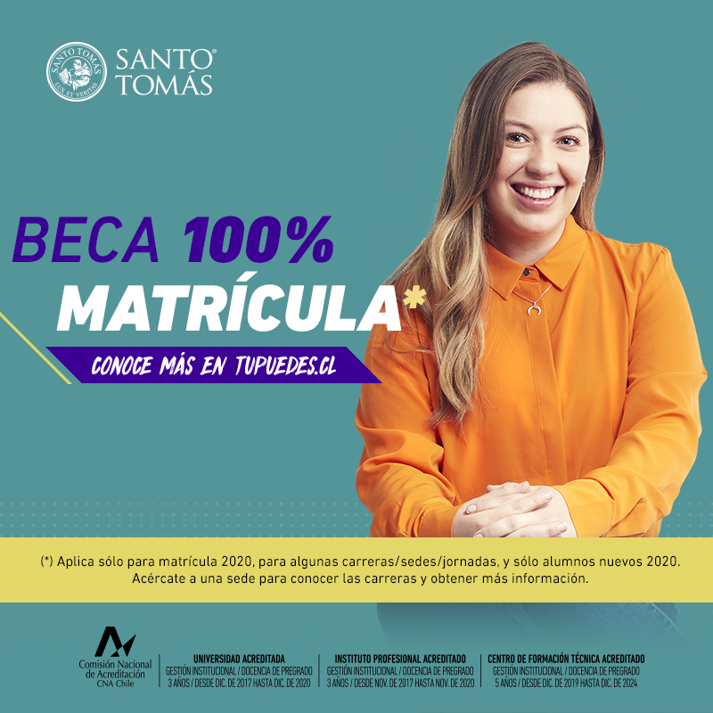 tupuedesconce's tweet photo. #Becamatricula | Este beneficio de Santo Tomás te permitirá financiar el valor total de tu matrícula al ingresar a una carrera como alumno nuevo este año.
Si tu carrera es elegible para esta beca, ¡matricúlate hoy!
Para más información, visita: https://t.co/hWA5w24AV7 https://t.co/yyEcVfrN0L