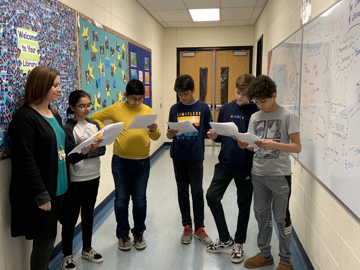 kimzito's tweet photo. Loved that these students missed lunch to come read the Rock and the River reader’s theater for me! Thank you @mrsperillo for getting Ss ready for @KeklaMagoon visit @XRDNLib @SBSDXRDS We can’t wait! https://t.co/yfCEtpx2G7