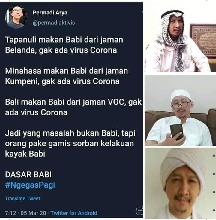 Alexandra_890's tweet photo. @permadiaktivis @ustadtengkuzul @permadiaktivis  berarti kamu BABI DONG...

Ngaki sendiri kamu Babi Yaa..

Goood Laaah Booong https://t.co/dr9VmJeUXx