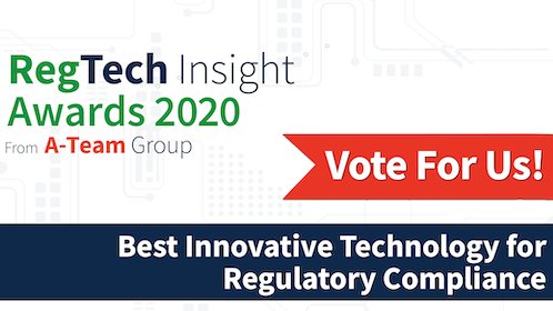 kompany's tweet photo. #Exclusive! We've been nominated for SIX RegTech Insight Awards including "Best Innovative Technology for Regulatory Compliance". You can help us win by #voting: https://t.co/BnxumWUMkB
Voting closes Midnight (GMT) Wednesday March 25th, 2020
#RTIAwards #AML #RegTechEnables https://t.co/nLvdQPLoLX