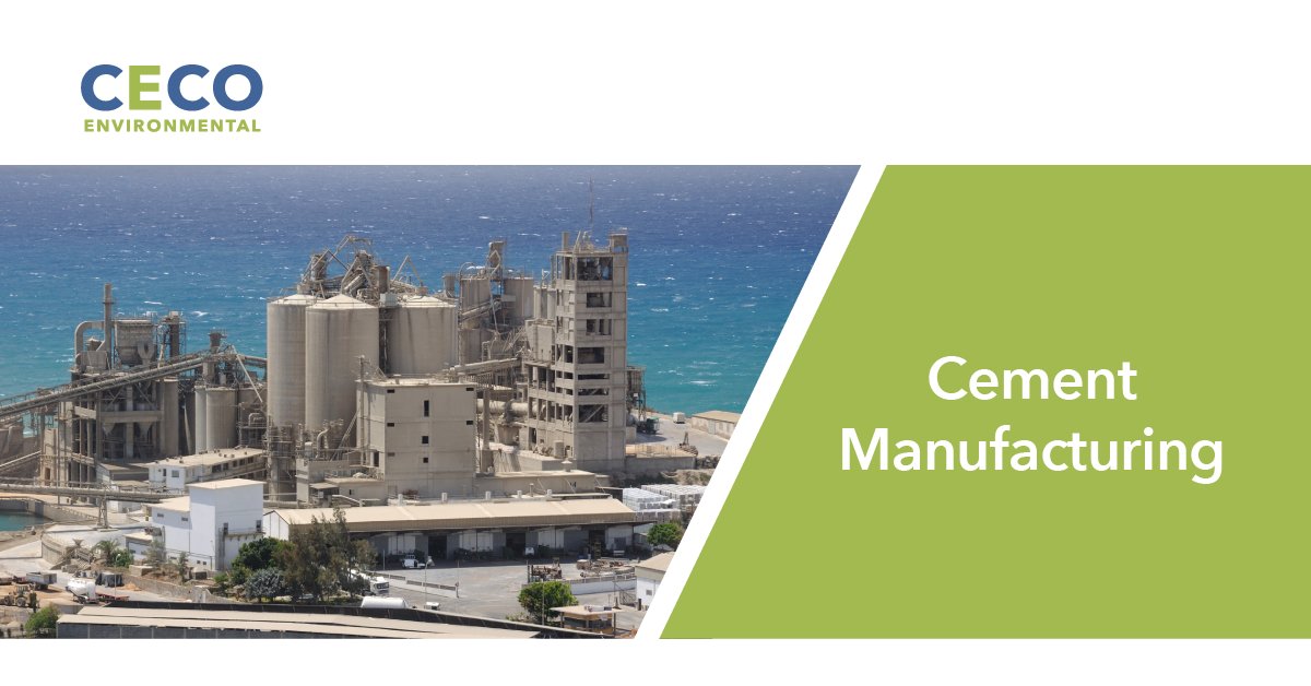 Manufacturing cement can be tough on the environment. Let’s be safe with solutions from CECO. ow.ly/9lDH50ywQwL