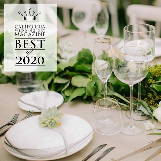 We are a THRILLED to be a finalist in @californiaweddingday's Best of Awards in  t h r e e  categories in the Los Angeles region and we would LOVE your vote! Best Overall Vendor, Best Rentals (linens, dishes, flatware) and Best Rentals (furniture accessories). Click the link…