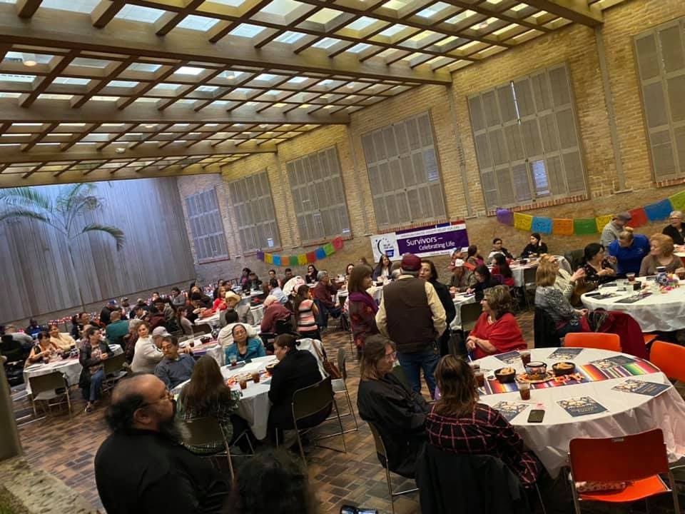 rflkcb's tweet photo. A special thanks to our Survivors for coming out and enjoying the event! We can’t wait to see you all again May 1st for our relay &amp; show cancer who is boss!! 🥊💜 https://t.co/yO0vsRKUzs