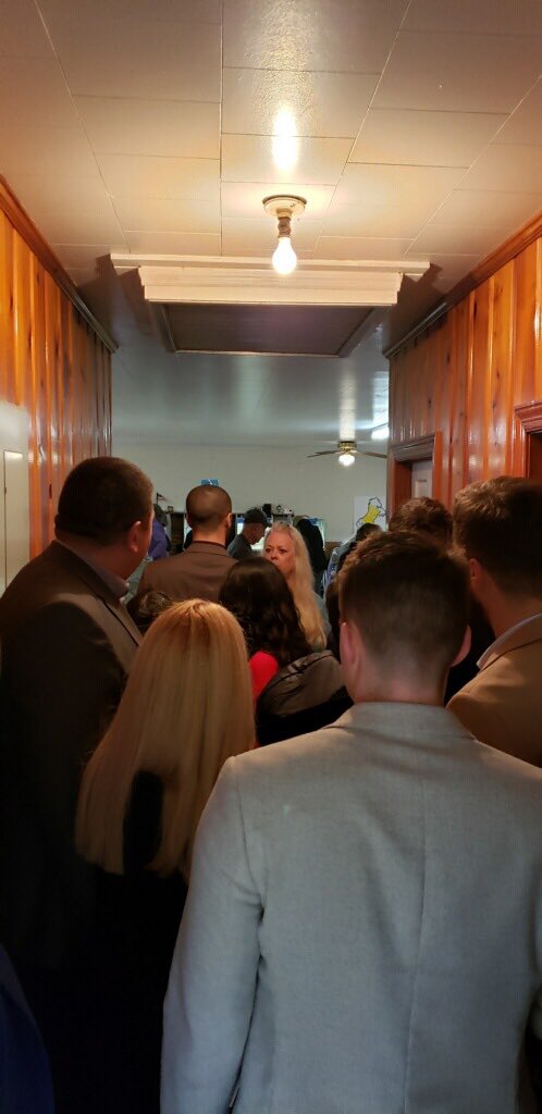 IFPrograms's tweet image. Our European #IVLP group visited Pittsboro for a live look at small town #SuperTuesday elections and enjoyed NC barbecue w/ @RandolphVoller