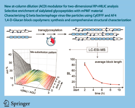 AnalBioanalChem's tweet photo. And we send a big THANK YOU to Petra Mischnick and Payam Hashemi for this wonderful cover! @tuBraunschweig
Read here their full article on 1,4-D-#Glucan block #copolymers
https://t.co/Al55lA4Byb https://t.co/jovULFecrj